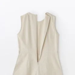 Hot Women's Hemp Blend Twill Jumpsuit Women Dresses