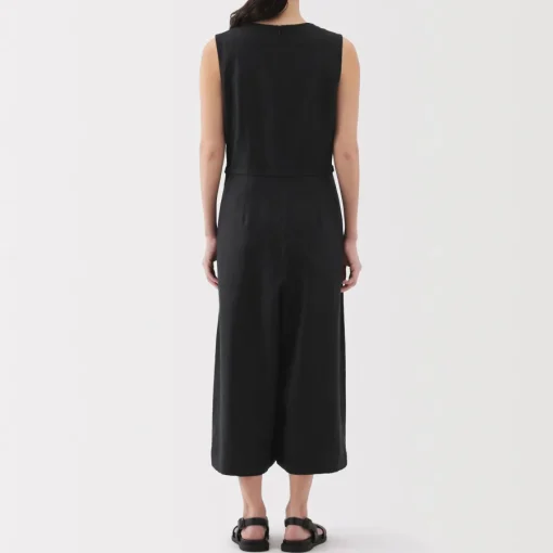 Hot Women's Hemp Blend Twill Jumpsuit Women Dresses