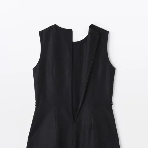 Hot Women's Hemp Blend Twill Jumpsuit Women Dresses