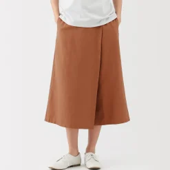 Discount Women's Hemp Blend Twill Wraparound Wide Dress Trousers Women Shorts & Skirts