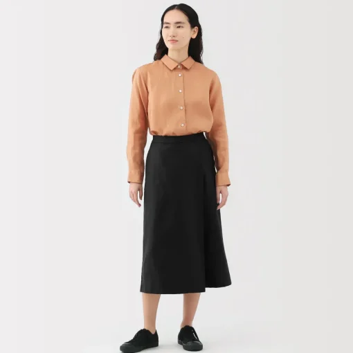 Discount Women's Hemp Blend Twill Wraparound Wide Dress Trousers Women Shorts & Skirts