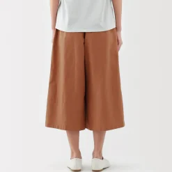 Discount Women's Hemp Blend Twill Wraparound Wide Dress Trousers Women Shorts & Skirts