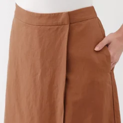 Discount Women's Hemp Blend Twill Wraparound Wide Dress Trousers Women Shorts & Skirts