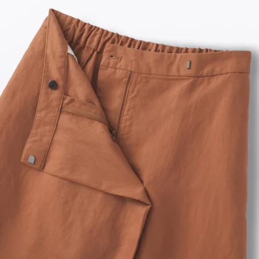 Discount Women's Hemp Blend Twill Wraparound Wide Dress Trousers Women Shorts & Skirts