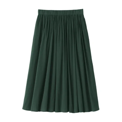 Discount Women's High Twisted Veil Gathered Skirt Women Shorts & Skirts