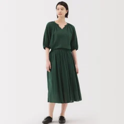 Discount Women's High Twisted Veil Gathered Skirt Women Shorts & Skirts