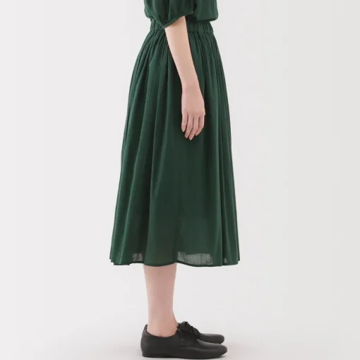 Discount Women's High Twisted Veil Gathered Skirt Women Shorts & Skirts