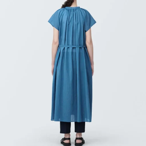 Fashion Women's High-Twist Veil French Sleeve Dress Women Dresses