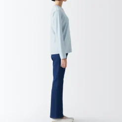 New Women's Interlock Crew Neck Long Sleeve T-Shirt Women T-Shirts