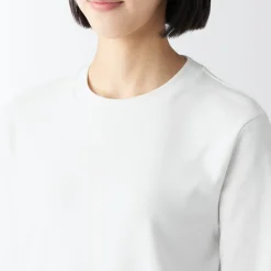 New Women's Interlock Crew Neck Long Sleeve T-Shirt Women T-Shirts
