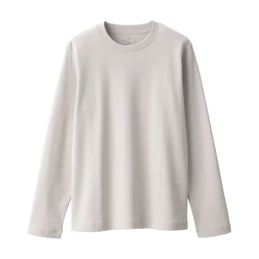 New Women's Interlock Crew Neck Long Sleeve T-Shirt Women T-Shirts