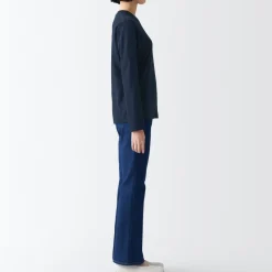 New Women's Interlock Crew Neck Long Sleeve T-Shirt Women T-Shirts
