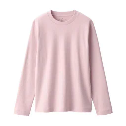 New Women's Interlock Crew Neck Long Sleeve T-Shirt Women T-Shirts