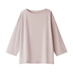 New Women's Jersey Boat Neck 3/4 Sleeve T-Shirt Women T-Shirts