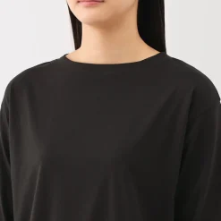 New Women's Jersey Boat Neck 3/4 Sleeve T-Shirt Women T-Shirts