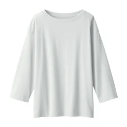 New Women's Jersey Boat Neck 3/4 Sleeve T-Shirt Women T-Shirts