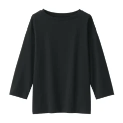 New Women's Jersey Boat Neck 3/4 Sleeve T-Shirt Women T-Shirts