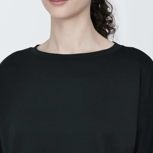 New Women's Jersey Boat Neck 3/4 Sleeve T-Shirt Women T-Shirts