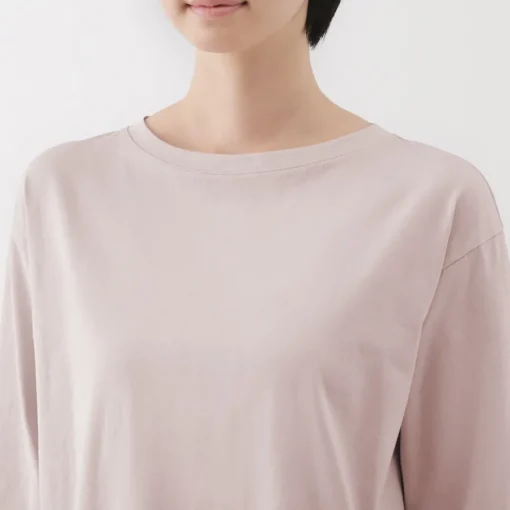 New Women's Jersey Boat Neck 3/4 Sleeve T-Shirt Women T-Shirts