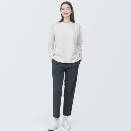 Online Women's Jersey Crew Neck Long Sleeve T-Shirt Women T-Shirts