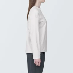 Online Women's Jersey Crew Neck Long Sleeve T-Shirt Women T-Shirts