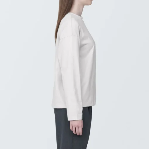 Online Women's Jersey Crew Neck Long Sleeve T-Shirt Women T-Shirts
