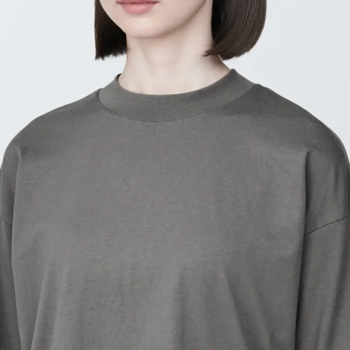 Online Women's Jersey Crew Neck Long Sleeve T-Shirt Women T-Shirts
