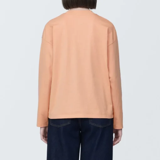 Online Women's Jersey Crew Neck Long Sleeve T-Shirt Women T-Shirts