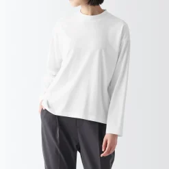 Online Women's Jersey Crew Neck Long Sleeve T-Shirt Women T-Shirts