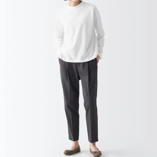 Online Women's Jersey Crew Neck Long Sleeve T-Shirt Women T-Shirts