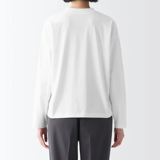 Online Women's Jersey Crew Neck Long Sleeve T-Shirt Women T-Shirts