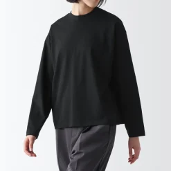 Online Women's Jersey Crew Neck Long Sleeve T-Shirt Women T-Shirts