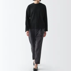 Online Women's Jersey Crew Neck Long Sleeve T-Shirt Women T-Shirts