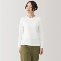 New Women's Jersey Crew Neck Long Sleeve T-Shirt Women T-Shirts