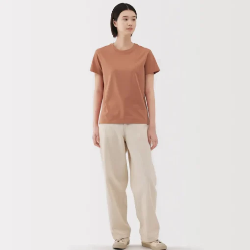 Clearance Women's Jersey Crew Neck Short Sleeve T-Shirt Women T-Shirts