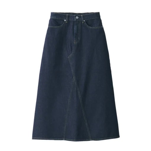 Best Women's Kapok Blend Denim A-Line Skirt Women Shorts & Skirts