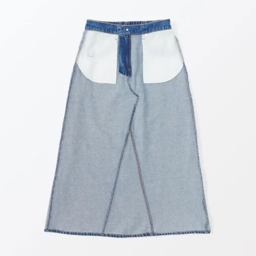 Best Women's Kapok Blend Denim A-Line Skirt Women Shorts & Skirts