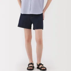 Outlet Women's Kapok Blend Denim Shorts Women Shorts & Skirts