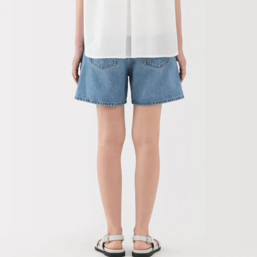 Outlet Women's Kapok Blend Denim Shorts Women Shorts & Skirts