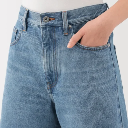Outlet Women's Kapok Blend Denim Shorts Women Shorts & Skirts