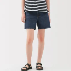Outlet Women's Kapok Blend Denim Shorts Women Shorts & Skirts