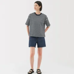Outlet Women's Kapok Blend Denim Shorts Women Shorts & Skirts