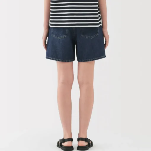Outlet Women's Kapok Blend Denim Shorts Women Shorts & Skirts