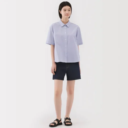 Outlet Women's Kapok Blend Denim Shorts Women Shorts & Skirts