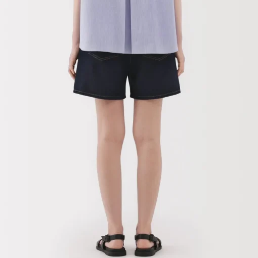 Outlet Women's Kapok Blend Denim Shorts Women Shorts & Skirts