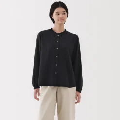 Fashion Women's Kapok Blend Double Gauze Long Sleeve Blouse Women Tops & Shirts