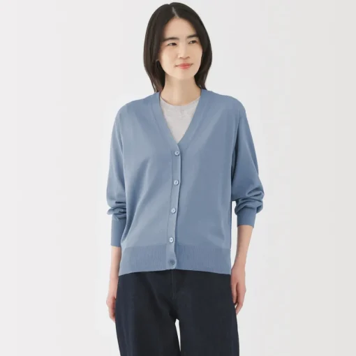 Fashion Women's Light Knit V-Neck Cardigan Women Sweaters & Cardigans