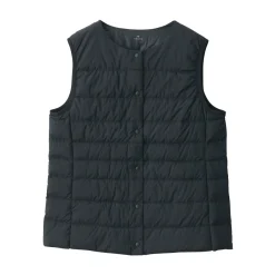 Hot Women's Lightweight Down Collarless Vest Women Lightweight Down Jackets & Vests