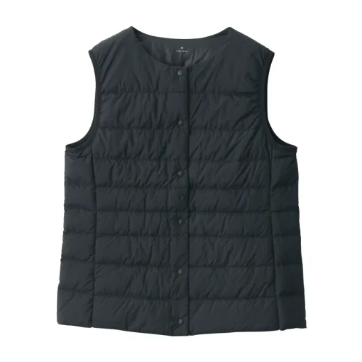 Hot Women's Lightweight Down Collarless Vest Women Lightweight Down Jackets & Vests