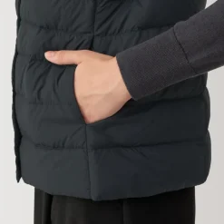 Hot Women's Lightweight Down Collarless Vest Women Lightweight Down Jackets & Vests
